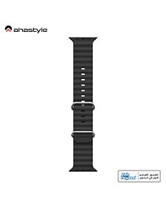 ahaStyle Apple watch Strap 49mm Felex Silicone - Black