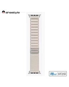 ahaStyle Apple watch Strap 45mm Rugged Alpine Loop - White