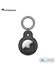 ahaStyle Protector Case and Keychain For AirTag - Black