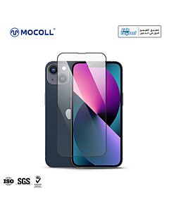 Mocoll iPhone 14 Golden Shield Series 2.5D Full Cover Double Reinforced Tempered Glass - Clear