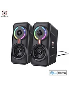 ONIKUMA L6 Bluetooth-compatible Speaker with Inside Microphone Portable Wireless - RGB 